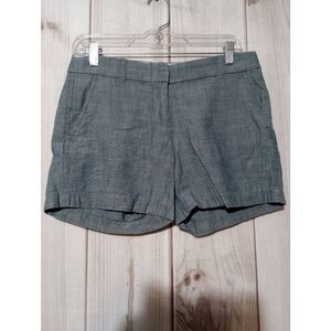 J Crew Shorts Ladies 2‎ Blue Chambray Chino